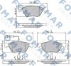 FOMAR Friction FO 688781 Brake Pad Set, disc brake